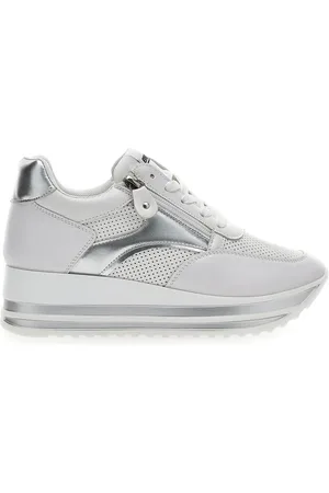Energy Sneakers con Zeppa 40 Bianche e