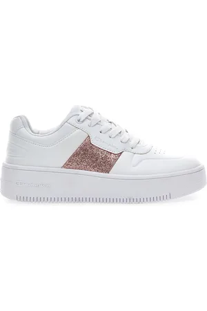 Champion Sneakers Rebound Platform Sparkle Bianche