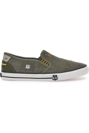 Route 66 Sneakers Slip-On Verde 21808