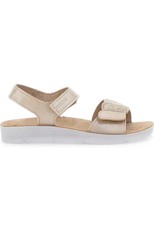 Inblu Sandali Beige Oro Con Chiusura Strappo 25 Cj