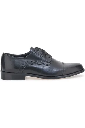 Pittarello Scarpe Stringate 7715 Nere Vera Pelle