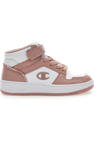 Champion Sneakers Rebound 2 Mid G Ps Bianche e Rosa
