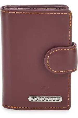 Polo Club® Porta Carte Marrone Con Schermatura Anti-Smagnetizzazione Card 20