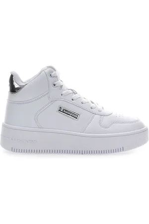 Champion Sneakers con Flatform Rebound Plat Mid Metal Bianche