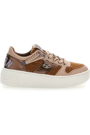 Solo Soprani Sneakers Marroni Con Flatform Soprani Brescia