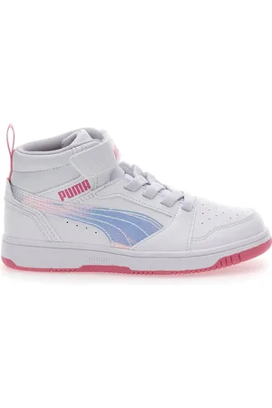 PUMA Sneakers Bianche da Bimba Rebound Mid Deep Diva