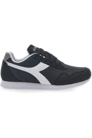 Diadora Sneakers Nere Con Logo Bianco Simple Run
