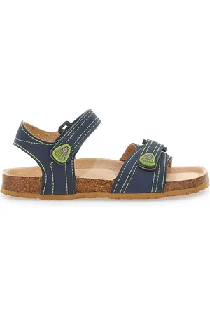 Asso Sandali Blu con Chiusura in Velcro 64135