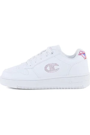 Champion Sneakers Bianche Con Logo Laterale RD18 PLATFORM GLITTER G GS