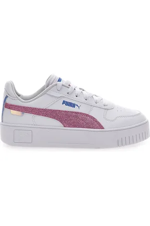 PUMA Sneakers Bianche e Rosa Carina Street Deep Dive Jr