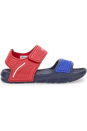 Champion Sandali Blu e Rossi Squirt B Ps