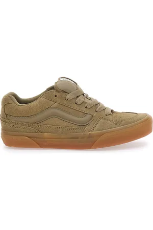 Vans Sneakers Kaki Con Tomaia In Pelle Caldrone
