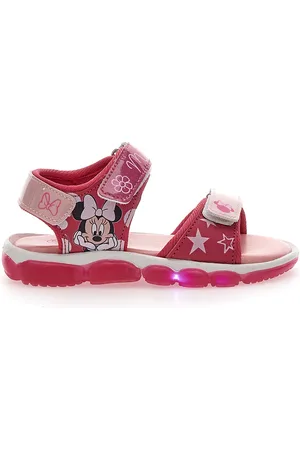Minnie Sandali con Velcro Fucsia 17308