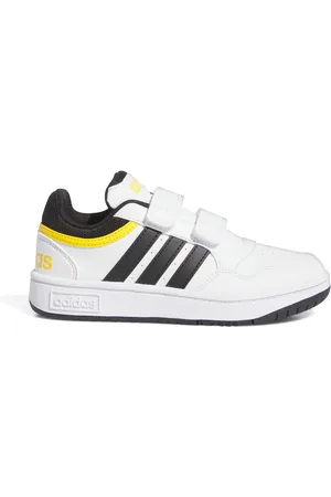 adidas Sneakers Bianche e Nere Hoops 3 Cf C
