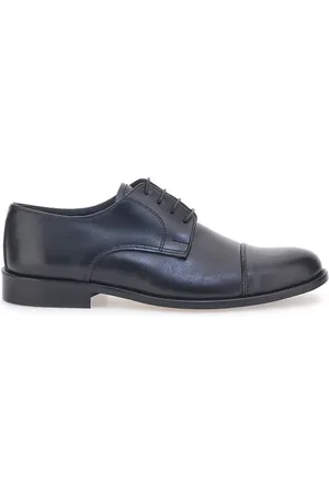 Pittarello Scarpe Stringate Nere Vera Pelle 7705