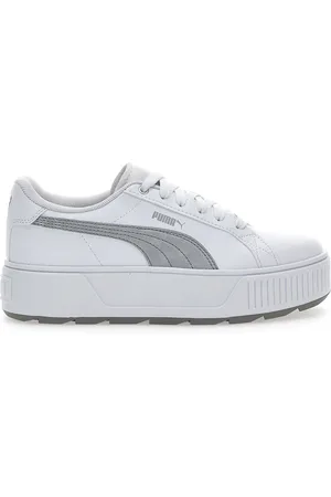 PUMA Sneakers con Flatform Karmen Space Metallics Bianche