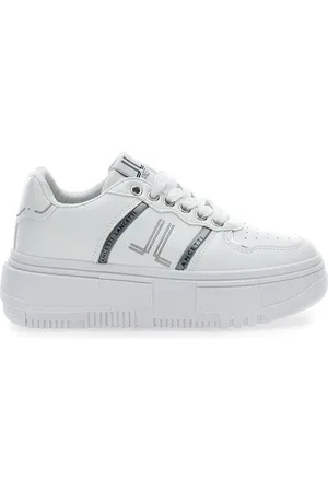 LANCETTI Sneakers con Flatform 05 Bianche e Argento