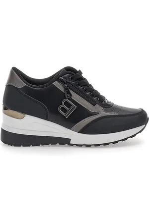 Laura Biagiotti Sneakers Nere Con Zeppa 8722