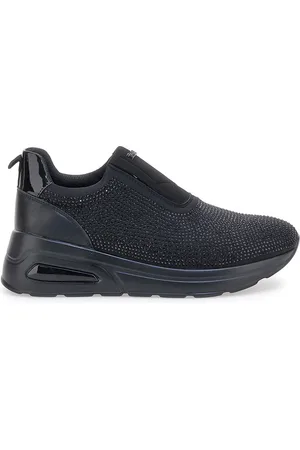 Inblu Sneakers nere slip on con brillantini IN385014