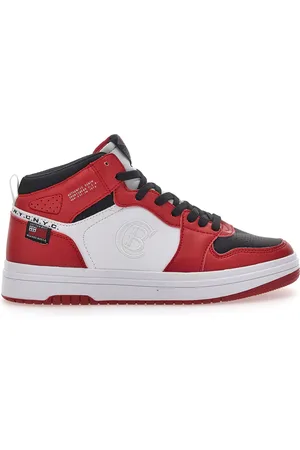 COTTON BELT Sneakers Bianche e Rosse Karim