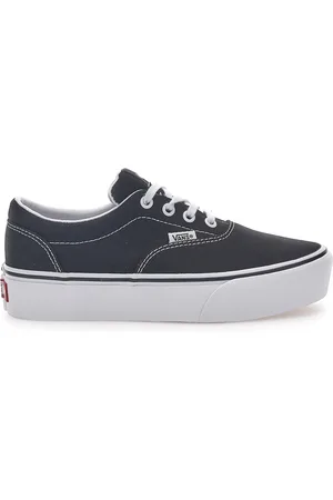 Vans Sneakers Nere e Bianche con Platform Doheny Platfor