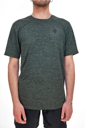 Skechers T-Shirt On The Road Tee Verde Mélange