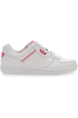 Fila Sneakers Court Teens Bianche e Rosa