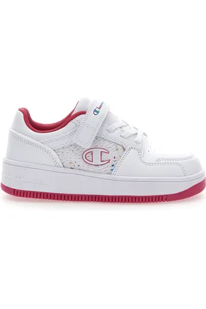 Champion Sneakers Bianche e Rosa Con Platform Rebound Abstract G Ps