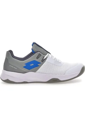 Lotto Scarpe da Padel Superrapida 600 Bianche e Grigie
