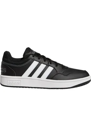 adidas Sneakers Sportive Nere e Bianche Hoops 3.0