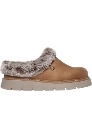 Skechers Ciabatte marroni imbottite KEEPSAKES LITE COZY BLEND