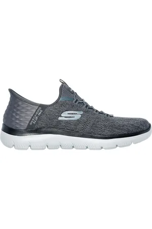 Skechers Sneakers Vegan Grigie Con Pianta Larga Hands Free Slip-ins: Summits - Key Pace