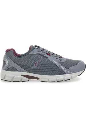 Australian Sneakers Sportive Grigie e Bordeaux AU24M110