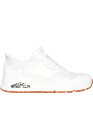 Skechers Sneakers Bianche con Platform Street Hands Free Slip-ins: Uno - Banksia