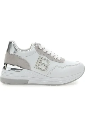Laura Biagiotti Sneakers Bianche con Dettagli Argentati 8923
