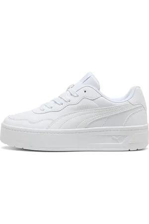 PUMA Sneakers Bianche con Flatform Court Lally Skye