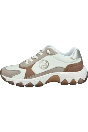 Bagatt Sneakers Bianche Beige e Cuoio D45AJL015569