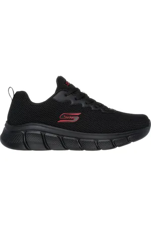 Skechers Sneakers Vegane Nere con Soletta in Memory Foam BOBS Sport B Flex - Chill Edge
