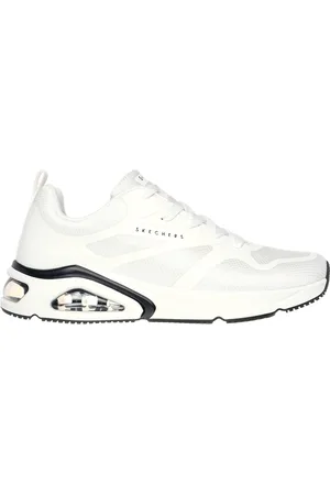 Skechers Sneakers Bianche con Soletta Air Cooled Memory Foam Tres-Air Uno - Revolution-Airy