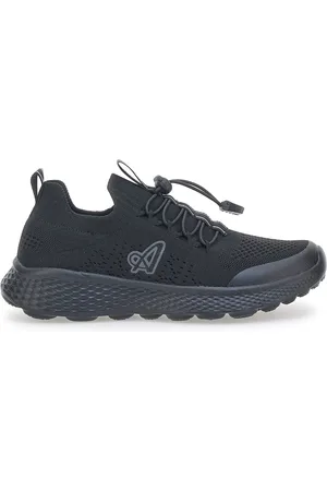 Australian Sneakers Nere con Tomaia in Mesh e Chiusura Elastica AU25W107