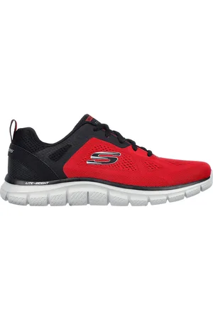 Skechers Scarpe da Fitness Rosse Vegane TRACK BROADER