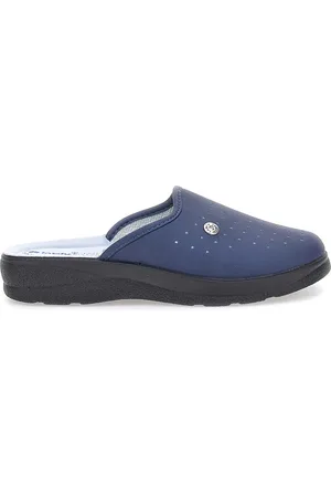 Inblu Ciabatte Blu Con Sottopiede in Pelle 33 Rh