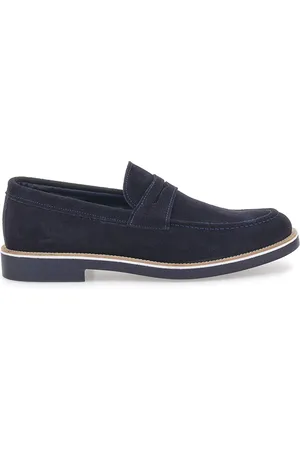 Pittarello Mocassini Blu In Pelle Scamosciata 115