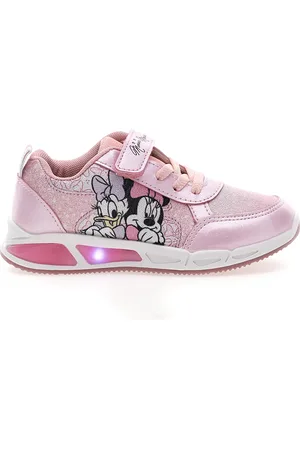 Minnie Sneakers con Velcro e Brillantini e Luci nella Suola D3010663T