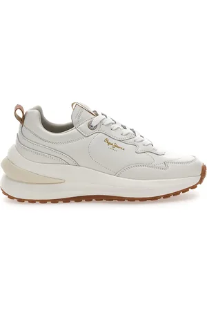 Pepe Jeans Sneakers Bianche con Platform e Tomaia in Pelle WINSLOW ACTION M