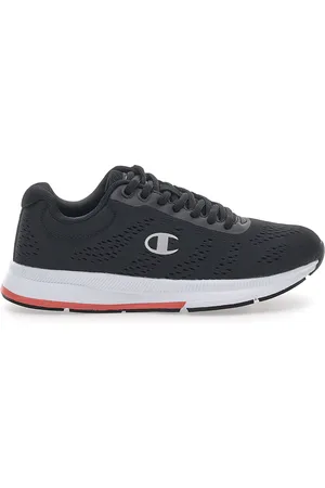 Champion Sneakers Nere con Dettagli Corallo e Tomaia in Mesh JAUNT