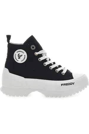 Freddy Sneakers Alte Nere con Platform Bianco FY7602