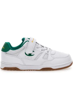 Champion Sneakers Bianche e Verdi con Velcro CLY 87 B PS