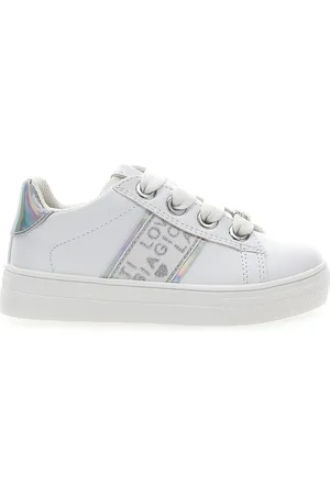 Laura Biagiotti Sneakers Bianche con Cerniera Laterale AGI7048