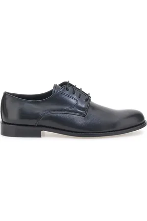 Pittarello Scarpe Stringate Nere In Vera Pelle Made In Italy 7720